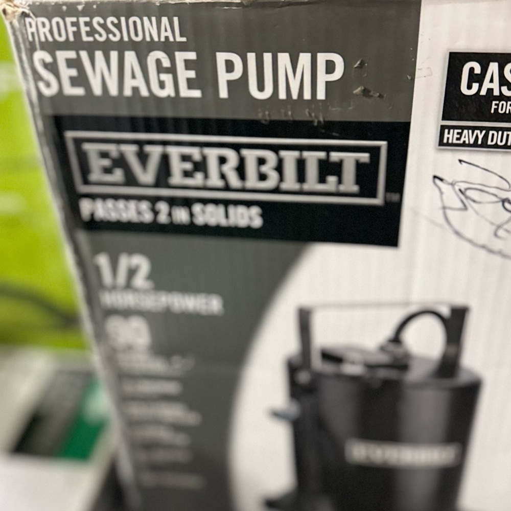 Everbilt Professional Sewage Pump